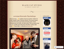 Tablet Screenshot of blackcatstudio.wordpress.com