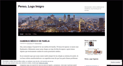 Desktop Screenshot of pensologoimigro.wordpress.com