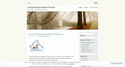 Desktop Screenshot of goodparentsgreatkids.wordpress.com