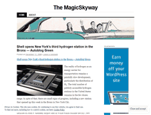 Tablet Screenshot of magicskyway.wordpress.com