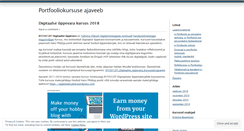 Desktop Screenshot of portfooliokursus.wordpress.com