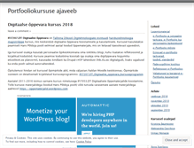 Tablet Screenshot of portfooliokursus.wordpress.com