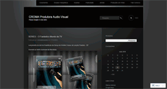 Desktop Screenshot of cromaaudiovisual.wordpress.com
