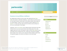 Tablet Screenshot of partscenter.wordpress.com