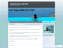Tablet Screenshot of penguinpools.wordpress.com