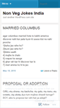 Mobile Screenshot of nonvegjokes.wordpress.com