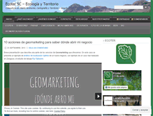 Tablet Screenshot of ecoter.wordpress.com