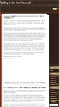 Mobile Screenshot of callingintheonejournal.wordpress.com