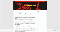 Desktop Screenshot of hedensk.wordpress.com