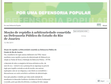 Tablet Screenshot of defensoriapopular.wordpress.com