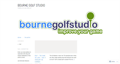 Desktop Screenshot of bournegolfcentre.wordpress.com