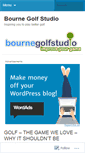 Mobile Screenshot of bournegolfcentre.wordpress.com