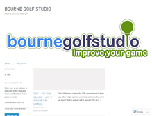 Tablet Screenshot of bournegolfcentre.wordpress.com