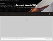 Tablet Screenshot of fernandofranzini.wordpress.com