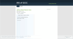 Desktop Screenshot of dssofgccc.wordpress.com