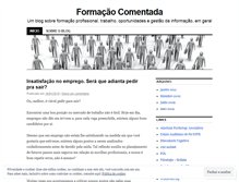 Tablet Screenshot of formacaocomentada.wordpress.com