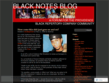 Tablet Screenshot of blackrep.wordpress.com