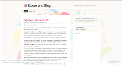Desktop Screenshot of bloomandblog.wordpress.com