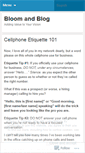 Mobile Screenshot of bloomandblog.wordpress.com
