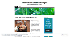 Desktop Screenshot of pdxbreakfast.wordpress.com