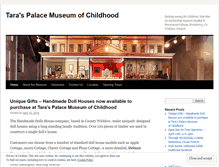 Tablet Screenshot of museumofchildhood.wordpress.com