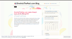 Desktop Screenshot of diveintothepool.wordpress.com