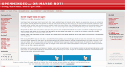 Desktop Screenshot of openminded.wordpress.com