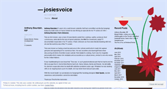 Desktop Screenshot of josiesvoice.wordpress.com