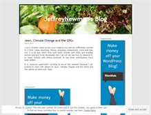 Tablet Screenshot of jeffreynewman.wordpress.com