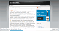 Desktop Screenshot of insensiblegradations.wordpress.com