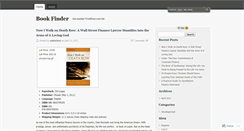 Desktop Screenshot of booksfinder.wordpress.com