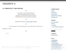 Tablet Screenshot of dissidentex.wordpress.com