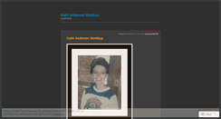 Desktop Screenshot of kathiandersonmontoya.wordpress.com