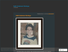 Tablet Screenshot of kathiandersonmontoya.wordpress.com