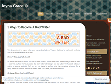 Tablet Screenshot of jeynagrace.wordpress.com