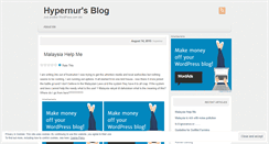 Desktop Screenshot of hypernur.wordpress.com