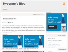 Tablet Screenshot of hypernur.wordpress.com