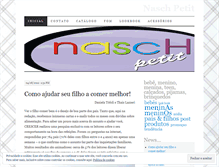 Tablet Screenshot of naschpetit.wordpress.com