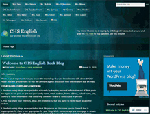 Tablet Screenshot of chsenglist.wordpress.com