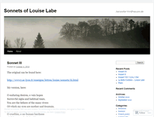 Tablet Screenshot of labellecordiere.wordpress.com