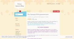 Desktop Screenshot of forumajmera.wordpress.com