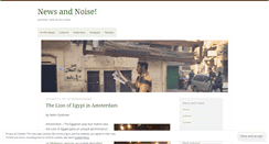 Desktop Screenshot of newsandnoise.wordpress.com