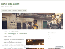 Tablet Screenshot of newsandnoise.wordpress.com