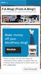 Mobile Screenshot of fromablog.wordpress.com