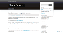 Desktop Screenshot of dailyfiction.wordpress.com