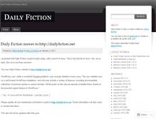 Tablet Screenshot of dailyfiction.wordpress.com