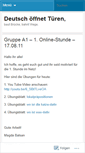 Mobile Screenshot of deutschisteinplus.wordpress.com