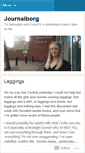 Mobile Screenshot of journalborg.wordpress.com