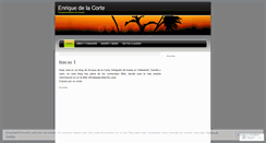 Desktop Screenshot of enriquedelacorte.wordpress.com
