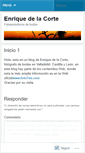 Mobile Screenshot of enriquedelacorte.wordpress.com